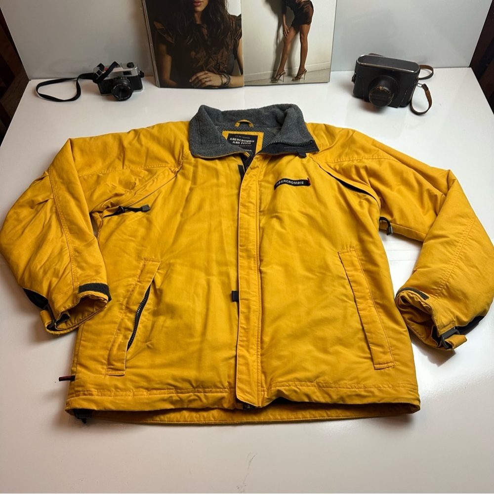 Y2K Tech Windbreaker | Unisex Lightweight Utility Jacket · Abercrombie & Fitch